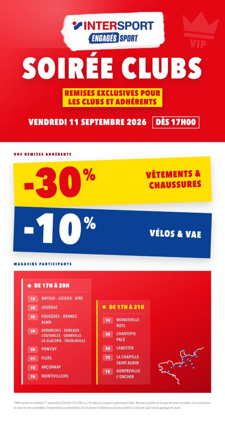 🎉 Soirée Clubs Partenaires INTERSPORT